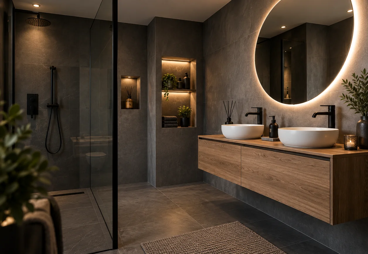 Sfeerbeeld bij badkamer- en toiletrenovatie
